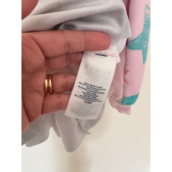 Lands End girls' Pink fleece ruffled-hem top size 8 M - Picture 6 of 11